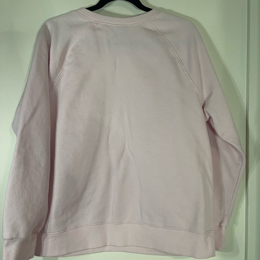 Athletic Works Women's Light Pink Crewneck Sweater - Picture 4 of 4